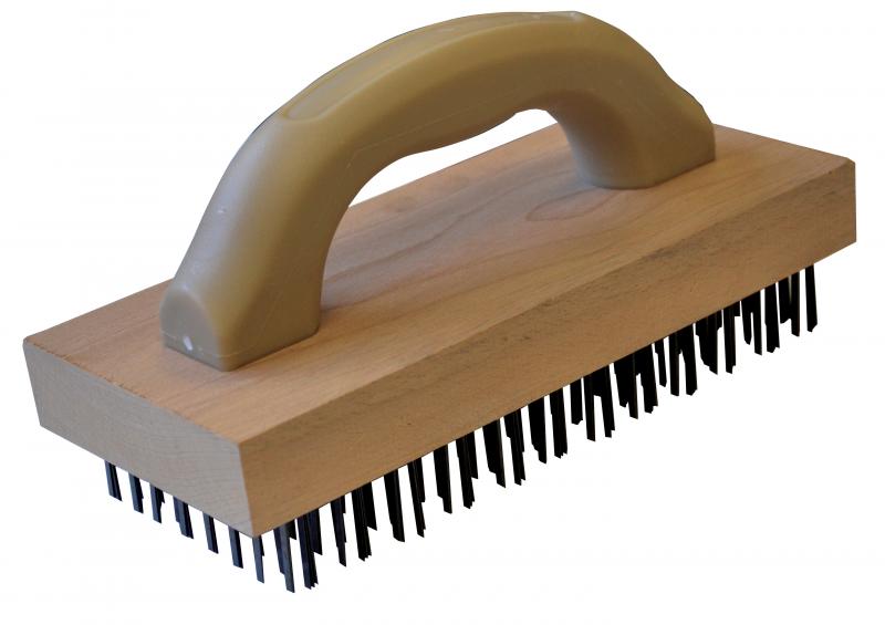 Wooden Block Brush with Handle